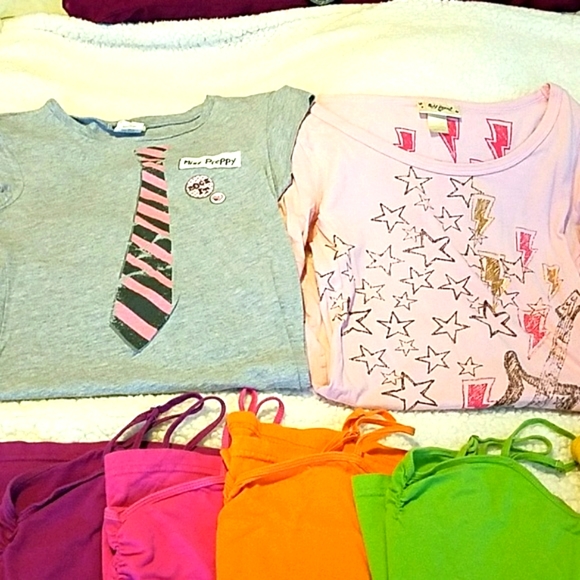 Flash Final Sale $20off! Lot of 10 tops : Tank & Shirt Lot - Picture 2 of 8